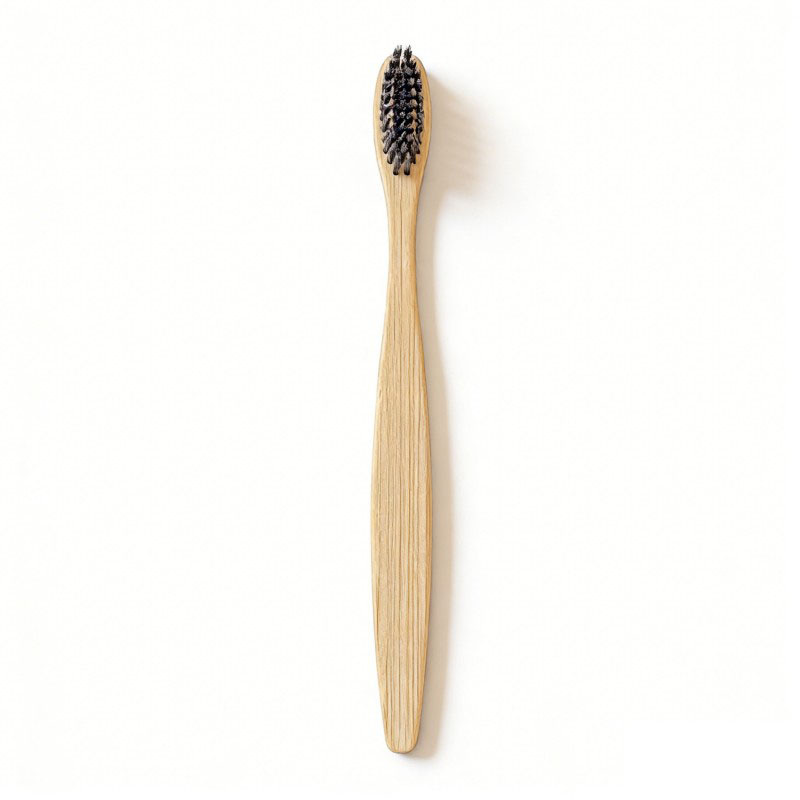 Platt handtag bambu tandborste